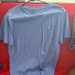 Polo by Ralph Lauren Men's Light Blue Tee